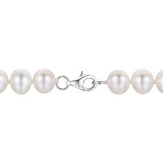 Elegant meets modern in this freshwater cultured white button pearl box set. This timeless trio features a necklace with a minimum of 68 pearls, bracelet with a minimum of 25 pearls, and drop earrings consisting of two pearls. All pearls in this set measure between 6 and 6.5 millimeters. An ever-elegant option, each pearl is uniquely yours. | Freshwater Cultured White Button Pearl Box Set | Sterling Silver | Size 100 mm | Helzberg Diamonds Pearls Bracelet, Pearl Accessories, Helzberg Diamonds, Box Set, Fresh Water, Diamonds, Drop Earrings, Bracelet, Sterling Silver