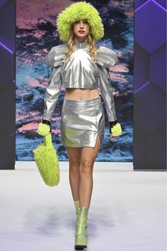 Part of our metallic collection this mini skirt co-ord featuring a split is crafted from our gorgeous eco-leather    12% Elastane 88% viscose Year 3000, Faux Fur Bag, Fur Gloves, Dopamine Dressing, Fur Headband, Catwalk Collection, Faux Fur Scarves, Hair Bobbles, Cashmere Gloves