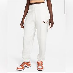 New Nike Sportswear Phoenix Fleece Oversized High Waisted Sweatpant Jogger Sail New With Tags No Flaws. Measurements Approximate. Photos Apart Of Item Description. No Returns Or Order Cancellations All Sales Final Nike Sportswear Phoenix Fleece, High Waisted Sweatpants, Sweatpants Nike, Oversized Sweatpants, White Sweatpants, Nike Fleece, Nike Sweatpants, Cozy Vibes, Active Wear Pants