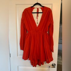 Red Backless Free People Dress. Nwt Boho Street Style, Dresses Red, People Dress, Free People Dresses, Free People Dress, Red Dress, Colorful Dresses, Free People, Street Style