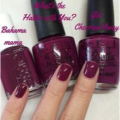 Essie Bahama Mama, The Hatter, Best Nail Designs, Plum Nails, Opi Nail Colors, Bahama Mama, Fall Nail Colors, Opi Nails, Manicure Y Pedicure