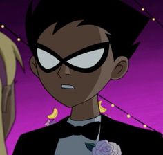 an animated image of a man in a tuxedo looking at another man wearing a bow tie