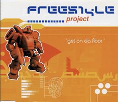 an advertisement for a project with a robot on it