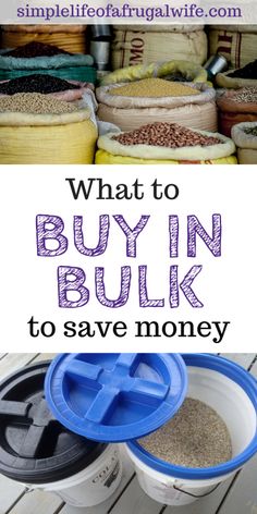 what to buy in bulk to save money