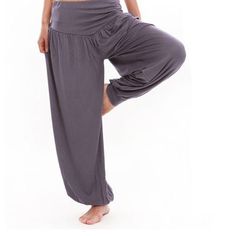 Gender: FemaleDecoration: PleatedFit Type: LoosePant Style: Hip Hop PantsPattern Type: SolidFront Style: PleatedStyle: CasualWaist Type: MidFabric Type: BroadclothMaterial: Cotton, ModalLength: Full LengthClosure Type: Elastic Waist SKU: 1372513 Gray Yoga Bottoms For Summer, Versatile Stretch Harem Bottoms, Fitted Bohemian Bottoms In Solid Color, Fitted Bohemian Solid Color Bottoms, Yoga High Waist Baggy Harem Pants, High Waist Non-stretch Yoga Harem Pants, Non-stretch High Waist Yoga Pants, High Waist Baggy Yoga Bottoms, High Waist Baggy Harem Pants For Yoga