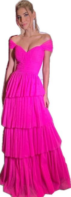 Floor-length Ruffled Dress For Banquet, Floor-length Ruffled Dresses For Banquets, Ruffled Gown For Prom Season Banquet, Pink Pleated Bodice Dress For Banquet, Pink Dress With Pleated Bodice For Banquet, Banquet Maxi Dress With Ruffles And Fitted Bodice, Pink Ruffle Gown For Banquet, Midi Length Wedding Dress With Ruffled Skirt, Midi Wedding Dress With Ruffled Skirt