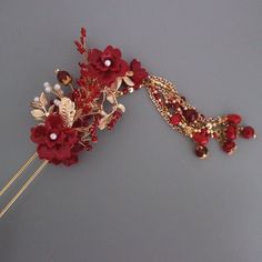 This is a handmade traditional Chinese hairpin with peacock in it, to complette your traditional Chinese look. Pair it with traditional Chinese classic dress ( qibao). **LIMITED. Do to the popularity of this item, I have limited sources to create this Chinese Jewellery Traditional, Traditional Chinese Accessories, Elegant Red Hair Accessories For Gift, Elegant Red Hair Accessories For Gifts, Elegant Red Hair Accessories As A Gift, Elegant Red Hair Accessories Gift, Chinese Traditional Jewelry, Chinese Accessories Traditional, Traditional Chinese Hairpin