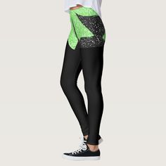 Green Sequined Stretch Bottoms, Green Stretch Sequined Bottoms, Fitted Green Bottoms For Dance, Fitted Sequin Bottoms For Dance, Fashion Leggings, Pop Fashion, Leggings Fashion, Created By, Leggings