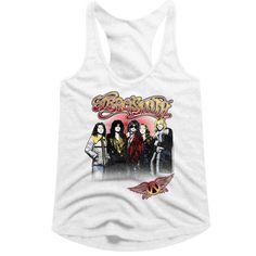 Aerosmith Essential Album Women's Racerback Tank Top by American Classics If it feels like Aerosmith has been around forever, they kinda have! Formed in Boston in 1970, Steven Tyler & Co have churned out hit after hit on 15 successful studio albums - so successful that that Aerosmith are the best-selling American rock band of all time selling over 150 million albums (and counting)! They have won countless awards (4 Grammys, 6 AMA's, 10 MTV VMA's) - but who's counting at this point! If you are a Nice Jackets, Band Jacket, Classic Artwork, Art Rock, Racerback Top, Rock Concert, Aerosmith, Cool Jackets, Sleep Shirt