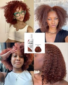 Naturally Curly Hair Fall Color Ideas, Dyed Afro, Best Hair Dye, Towel Dry Hair