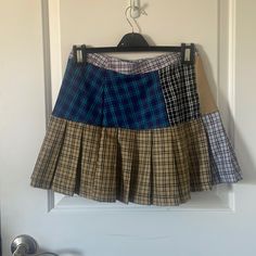 This Multicolored Skirt Is Super Cute And Has Never Even Been Worn! It’s In Great Condition! Trendy Multicolor Pleated Skirt, Trendy Multicolor Pleated Mini Skirt, Multicolor Mini Pleated Skirt, Multicolor Cotton Mini Skirt With Lining, Trendy Mini Skirt With Patchwork, Casual Multicolor Pleated Skirt With Lining, Casual Multicolor Lined Pleated Skirt, Trendy Multicolor Tiered Skirt, Forever 21 Mini Skirt With Relaxed Fit And Lining