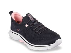 Skechers GO WALK 7™ Abie Slip-On Sneaker - Free Shipping | DSW Sporty Pink Slip-on Sneakers For Running, Pink Sporty Slip-on Sneakers For Jogging, Sporty Pink Breathable Slip-on Sneakers, Casual Pink Walking Shoes For Sports, Pink Breathable Slip-on Sneakers For Jogging, Functional Pink Slip-on Sneakers, Pink Casual Slip-on Sneakers For Sports, Casual Pink Slip-on Sneakers For Sports, Sporty Pink Slip-on Walking Shoes