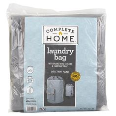 the complete home laundry bag in grey