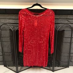 Nwt Arden B. Red Sequin Short Dress. Sexy, Sheer, Stretchy Fabric. Red Stretch Mini Dress For Party, Glamorous Red Stretch Mini Dress, Glamorous Red Stretch Dresses, Red Mini Dress For Winter Night Out, Red Mini Dress For Night Out In Winter, Red Stretch Mini Dress For Cocktail, Red Mini Dress For Evening In Winter, Red Mini Dress For Winter Evenings, Red Stretch Mini Dress For Evening