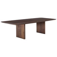 a wooden table with an interesting design