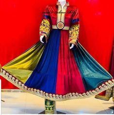 afghan kuchi traditional wedding drees is made of good quality long lasting fabric. Traditionally such Afghanistan Persian Pashtun new design frocks are used as bridal dress. Most of girls also like and recommend such dresses for wedding, Nikkah and Mehndi night events. The dress measurements are kept average. If you need this frock in exact measurements you need, then please send us measurements which best fit on your body Anarkali Multicolor Kaftan For Navratri, Multicolor Anarkali Kaftan For Navratri, Anarkali Style Multicolor Kaftan With Mirror Work, Bollywood Style Multicolor Kaftan With Mirror Work, Anarkali Kaftan With Mirror Work In Multicolor, Festive Multicolor Dabka Kaftan, Multicolor Kaftan With Dupatta For Wedding, Multicolor Anarkali Set With Dabka In Traditional Drape, Multicolor Floor-length Dupatta With Dabka