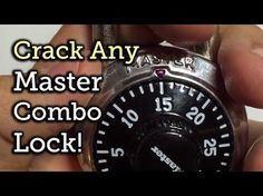 Crack any master combo lock - Mind Blown How To Pick A Combination Lock, Safe Lock, Yahoo News