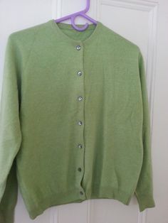 Vintage Long Sleeve Cardigan Sweater Wool by MyYiayiaHadThat, $30.00 Green Button-up Winter Sweater, Vintage Green Long Sleeve Cardigan, Classic Green Long Sleeve Sweater, Vintage Green Cardigan For Spring, Green Vintage Cardigan, Vintage Green Spring Cardigan, Green Button-up Sweater With Button Closure, Green Button-up Sweater, Classic Green Long Sleeve Cardigan