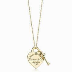 Tiffany And Co Gold, Tiffany Necklaces, Tiffany Gold, Drop Necklaces, Tiffany And Co Necklace, Tiffany And Co Jewelry, Tiffany Bracelets, Return To Tiffany, Tiffany Necklace