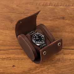 Customized Watches Cases Watch Case Watch Box for Men Watch Storage Case Protective Watch Holder Groom Gift  ◾PRODUCT INFORMATION --------------------------------------------- --Product Size: (L x W x H) - 8.6cm * 7cm * 9.6cm - 3.4×2.8×3.8 in --Item Weight: 0.3 kg --Color: Brown --High-Quality & Density Stitching This is the perfect watch case you need if you are looking for an elegant accessory to protect your luxury watches. Conceived in the finest leather and coming with high-end microfibre lining that keeps your watches as new, this watch case for travel is an absolute must-have. There is a removable cushions inside, that make it easy to install and remove your watches in this watch holder for men. This leather watch case holder is absolutely customisable and is available in a fantasti Brown Business Watch Accessories With Case Included, Classic Formal Watch Accessories With Gift Box, Classic Box-shaped Watch Accessories For Business, Classic Business Watch Accessories Box, Rectangular Brown Watch Accessories With Case, Classic Portable Cases For Gifts, Classic Cases As Gifts, Classic Brown Watch With Round Case, Timeless Watch Accessories For Gift