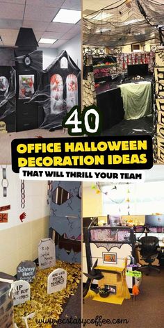 office halloween decoration ideas that will trick your team at work or play in the classroom