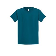 Buy the Port & Company® Essential Blue Shades Adult T-Shirt at Michaels. com. A year-round essential, our best-selling t-shirt has been voted most popular by groups, teams, clubs and schools across America. A year-round essential, our best-selling t-shirt has been voted most popular by groups, teams, clubs and schools across America. Details: Available in multiple colors and sizes 6.1 oz. 100% soft spun cotton 98/2 cotton/poly (Ash) 90/10 cotton/poly (Athletic Heather) 50/50 cotton/poly (Dark Heather Gray) Removable tag for comfort and relabeling 1 x 1 rib knit collar Shoulder to shoulder back neck tape Adult sizing | Port & Company® Essential Blue Shades Adult T-Shirt in Teal | Small | Michaels® Basic Blue Pre-shrunk T-shirt, Cruise Shirts, Cruise Shirt, Plain Tshirt, Knit Collar, 50 50, Heather Gray, Tshirt Colors, Rib Knit