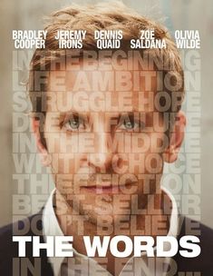 the words movie poster with man in suit and tie