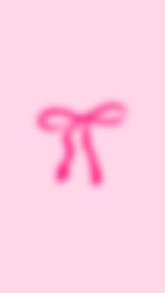 a pink background with the letter t in it's center and an outline of a bow