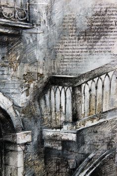 Ian murphy Decay Buildings Art, Ian Murphy Texture, Mixed Media Black And White, Decaying Buildings Art, Urban Decay Art Gcse, Ian Murphy Art Gcse, Ian Murphy Artist Research Page, Gcse Art Layers, Layers Art Gcse