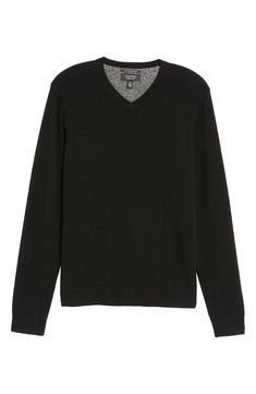 A classic in every way and oh so comfortable, this luxe cashmere V-neck sweater is one you'll want in every color. 28" regular length 100% cashmere Dry clean Imported Every Color, Black Caviar, Mens Sportswear, Nordstrom Store, Cashmere Sweater, Curator Style, V Neck Sweater, Cashmere Sweaters, Vneck Sweater