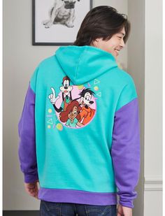 Max And Roxanne, Sweater Color Block, A Goofy Movie, Colorblock Hoodie, Goofy Movie, Cute Disney Pictures, Disney Bound Outfits, Our Universe, Her Universe