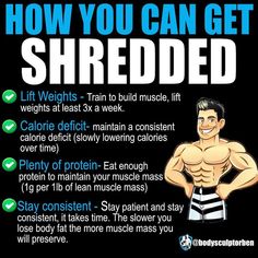 how you can get shredded