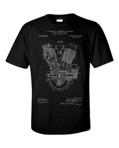 Motorcycle Internal Combustion Engine Patent T Shirt Premium quality cotton T-Shirt. Available in men's or woman's fit shirts. OEKO-TEX Standard 100 water based Ink, breathable and safe. Machine washable. Professionally printed by us in the UK. Internal Combustion Engine, T Shirt Picture, Combustion Engine, Mens Clothing Styles, Cotton T Shirt, Workout Shirts, Favorite Outfit, Shirts Tops, Cotton Tshirt