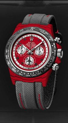 Buy Rolex, Fancy Watches, Rolex Watches For Men, Red Quartz, Retro Watches, New Watch, Rolex Daytona, Sneakers Men Fashion