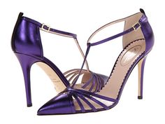 SJP by Sarah Jessica Parker Carrie Luxury Classic Pointed Heels, Sjp Shoes, Fancy Heels, Pointy Toe Shoes, Ankle Tie Sandals, Shoe Gallery, Fun Heels, T Strap Heels, Sarah Jessica