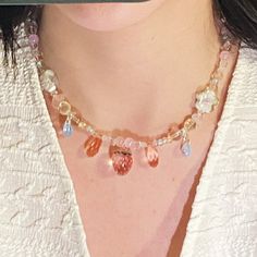 Brand Name: EtrendyMetals Type: Copper AlloyOrigin: CN(Origin)CN: ZhejiangNecklace Type: Chokers NecklacesMaterial: CRYSTALGender: WomenFunction: Mood TrackerModel Number: EtrendyStyle: Cute/RomanticShape\pattern: PLANTPendant Size: see in detailsFine or Fashion: FashionOccasion: PartyChain Type: Link ChainItem Type: NecklacesCompatibility: All Compatible Elegant Pearl Charm Beaded Choker Necklace, Elegant Beaded Pearl Charm Choker Necklace, Colorful Beads Pearl Choker Necklace, Handmade Pink Crystal Choker Necklace, Kawaii Beaded Necklace, Crystal Statement Necklace, Candy Colors, Necklace For Women, Metal Beads