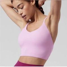 Athleta Elation Strappy Crop Top D-Dd Size Large Color Pink Quartz Condition: Brand New With Tags ~Sold Out Color~ Strappy Crop Top With Removable Cups (Included) And Support For A D-Dd Cup. Buttery Soft Powervita Fabric. Perfect For Light Impact Workouts. Strappy Crop Top, Quartz Color, Dd Cup, Quartz Colors, Pink Quartz, Crop Top, Crop Tops, Brand New, Tags