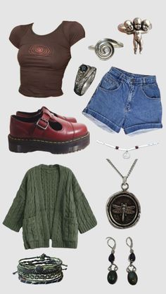 outfit inspo Outfit Inspo Shuffles, Hippie Outfits, Clothes And Accessories, Grunge Outfits