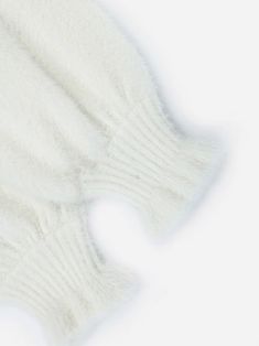 Fabric: 49.88% nylon, 31.12% viscose, 19% polyester White Cozy Soft Knit Sweater, Cozy Off-white Knit Sweater, Cozy Winter White Mohair Sweater, Fuzzy Sweaters Coquette, Soft-washed White Long Sleeve Sweater, Cozy Dress, First Snow, Color Free, Cozy Sweaters