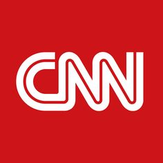 cnn logo on a red background with the letter cnn in white letters, and an image of