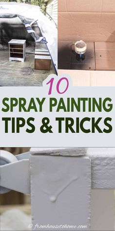 the top ten spray painting tips and tricks to use in your yard or patio area