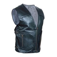 Mens PURE COWS LEATHER Waistcoat Gilet Vest 2 Zipped PocketsHeavy Duty ZipperZippered Front fasteningFully Lined Mens PURE COWS LEATHER Waistcoat Gilet VestWE ONLY USE 100% GENUINE LEATHER IN THE CONSTRUCTION OF OUR VESTS. WE NEVER USE *PU LEATHER* or *FAUX LEATHER* Made to Order and Shipped within 7 working days This Gilet is the latest in our range of male/gay/biker inventory. Hand Constructed from Quality Grade Cows leather it feature the same quality & design that's found in our other hand-made items. A beautifully designed waistcoat for every occasion. It's FULLY LINED in a cooling polyester and features a 2 zipped pockets/pouches and a zipped & buckled front closure 2 Zipped PocketsHeavy Duty ZipperZippered Front fasteningFully Lined SIZING: Please measure your bare chest accurately Mens Leather Shirt, Mens Leather Coats, Leather Waistcoat, Mens Waistcoat, Leather Corset, Leather Shirt, Leather Jacket Men, Leather Coat, Cow Leather