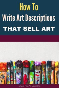 the title for how to write art descriptions that sell art