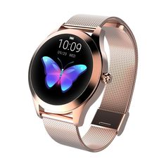 Cor: Steel Rose Gold Smart Watch Price, Fitness Armband, Smart Watch Android, Smartwatch Women, Smart Bracelet, Fitness Bracelet, Fitness Watch, Heart Rate Monitor, Style Noir