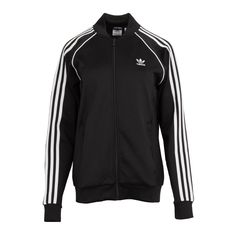 If she is looking for a jacket that is comfortable, sporty, and that looks good enough to wear anywhere, then she will love the stylish and sporty adidas Superstar track jacket for women from adidas, where quality and clothing go hand in hand. 100% polyester. Machine Wash. Regular fit. Ribbed collar and cuffs. Full zip closure.