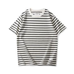 Wiaofellas - New fashion pinstripe crewneck T-shirt for summer men modname=ckeditor Casual Summer T-shirt With Three Stripes, Summer Streetwear T-shirt With Contrast Stripes, Contrast Stripes T-shirt For Summer Streetwear, Trendy Relaxed Fit T-shirt With Contrast Stripes, White T-shirt With Contrast Stripes For Summer, Relaxed Fit Crew Neck T-shirt With Horizontal Stripes, Classic Crew Neck Tops With Horizontal Stripes, Trendy Striped T-shirt With Relaxed Fit, Summer Crew Neck T-shirt With Three Stripes