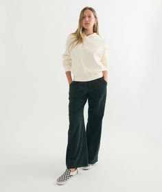 Flora Corduroy Trouser Casual Velvet Bottoms For Spring, Casual Velvet Bottoms For Fall, Fall Velvet Workwear Pants, Velvet Workwear Pants For Fall, Casual Corduroy Wide Leg Pants For Work, Casual Corduroy Wide Leg Work Pants, Relaxed Fit Corduroy Wide Leg Pants For Fall, Fall Velvet Wide Leg Straight Pants, Fall Velvet Wide Leg Pants