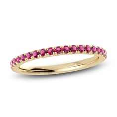 A playful balance between generous sparkle and minimal style, this gorgeous 10K yellow gold ring, adorned with shimmering natural Rhodolite garnet gemstones, makes the perfect gift (or keep for yourself). Substantial enough to wear on its own, or style comfortably stacked with other rings from your collection. From the Juliette Maison collection. Elegant Ruby Eternity Band In Yellow Gold, Elegant Yellow Gold Ruby Eternity Band, Ruby Eternity Band In Yellow Gold Stackable, Stackable Ruby Eternity Band In Yellow Gold, Yellow Gold Ruby Eternity Band Stackable, Fine Jewelry Yellow Gold Ruby Ring Half Eternity, Yellow Gold Ruby Eternity Band, Garnet Wedding, Gold Book