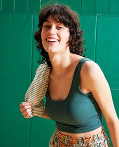 Cute meets eco-conscious in a tank made from recycled nylon with a bit of stretch. Hits at the true waist, so pair it with a high-rise bike short or tight for a cheeky glimpse of midriff, or wear under a cardigan or tee. Everyday Green Seamless Crop Top, Casual Stretch Sports Bra For Everyday, Casual Everyday Stretch Sports Bra, Stretch Sports Bra For Everyday Summer Use, Compressive Casual Crop Top For Spring, Summer Casual Compressive Sports Bra, Casual Seamless Tops In Recycled Polyester, Green Cropped Activewear For Summer, Spring Casual Compressive Sports Bra