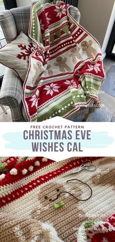 #CrochetChristmasCAL #CrochetCAL #FreeCrochetPattern Christmas Eve Wishes, Easy Diy Christmas Gift, Crochet Christmas Patterns, Crochet For Christmas, Crochet A Blanket, Christmas Afghan, Bead Dolls, Crochet Project Ideas, Easy Diy Christmas Gifts